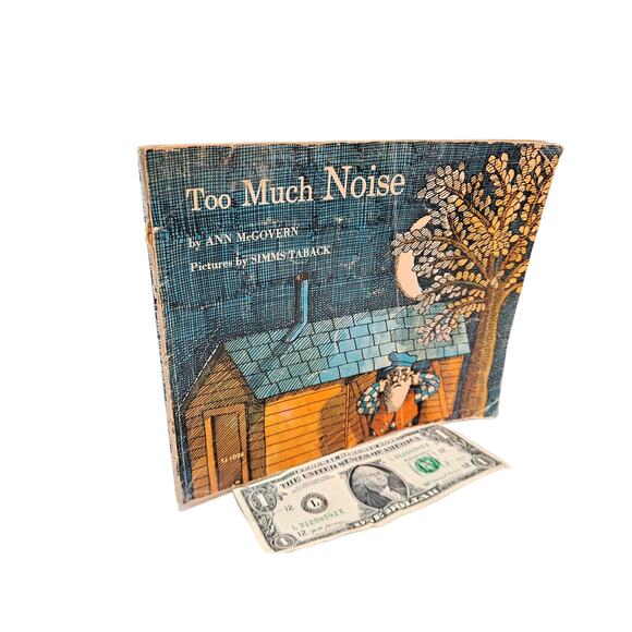 Too Much Noise by Ann McGovern Pictures by Simms Taback (1980s Large Softcover) - Picture 7 of 7
